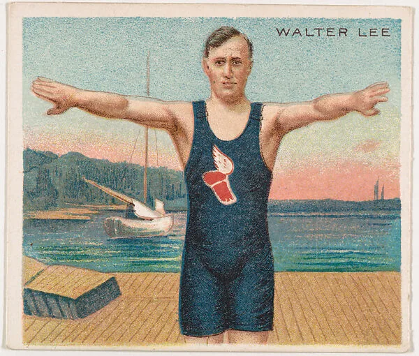 Walter Lee, Track and Field, from Mecca & Hassan Champion Athlete and Prize Fighter collection, 1910 — Mecca Cigarettes