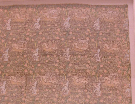 Brocade with Hunting Scene