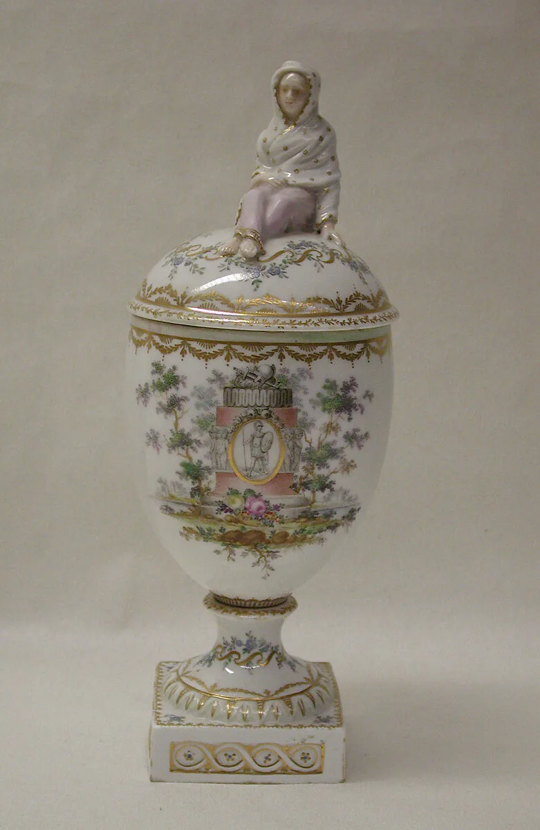 Vase with cover — Royal Porcelain Manufactory