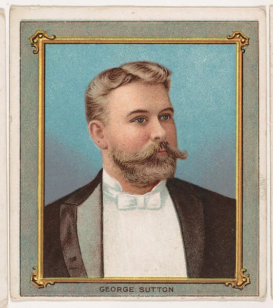 George Sutton, BIlliards, from Mecca & Hassan Champion Athlete and Prize Fighter collection, 1910 — Mecca Cigarettes