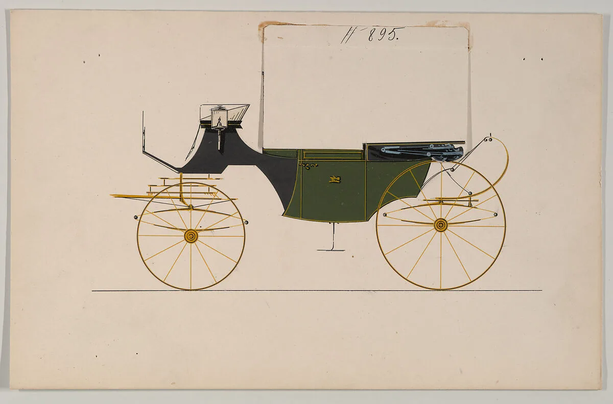 Design for Landaulet, no. 895 — Brewster & Co.