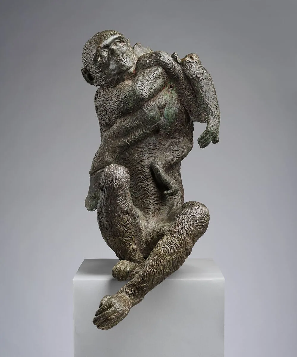 Mother ape — Camillo Mariani