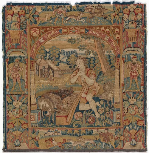 "The Repentance of the Prodigal Son" from a set of six of The Parable of the Prodigal Son