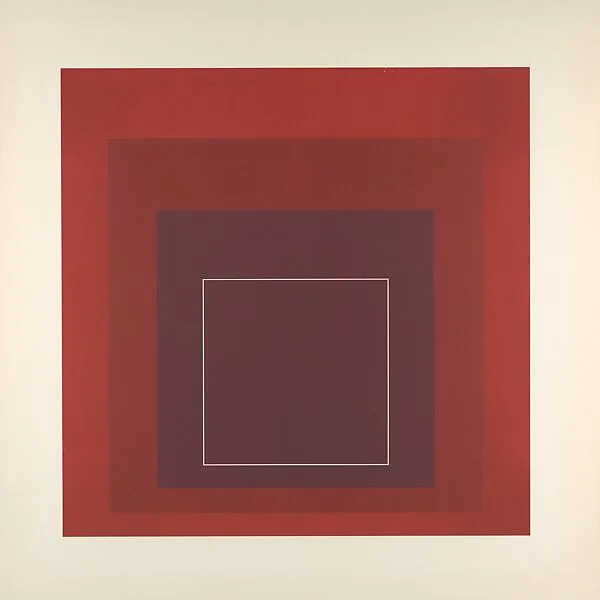 Proof for White Line Square series — Josef Albers|Gemini G.E.L.|Kenneth E. Tyler