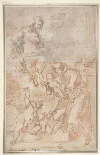 The Virgin Entrusting the Christ Child to Saint Francis of Assisi