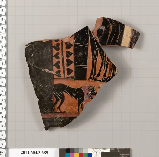 Terracotta fragment of a hydria (water jar)