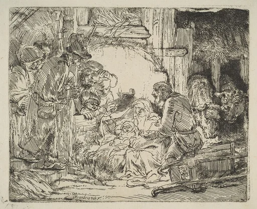 The Adoration of the Shepherds, with the lamp