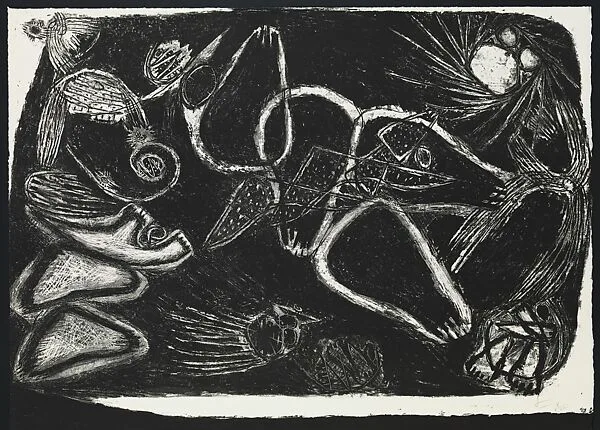 Untitled, Tam 1713II State II (8/20) — Frank Lobdell|Tamarind Lithography Workshop