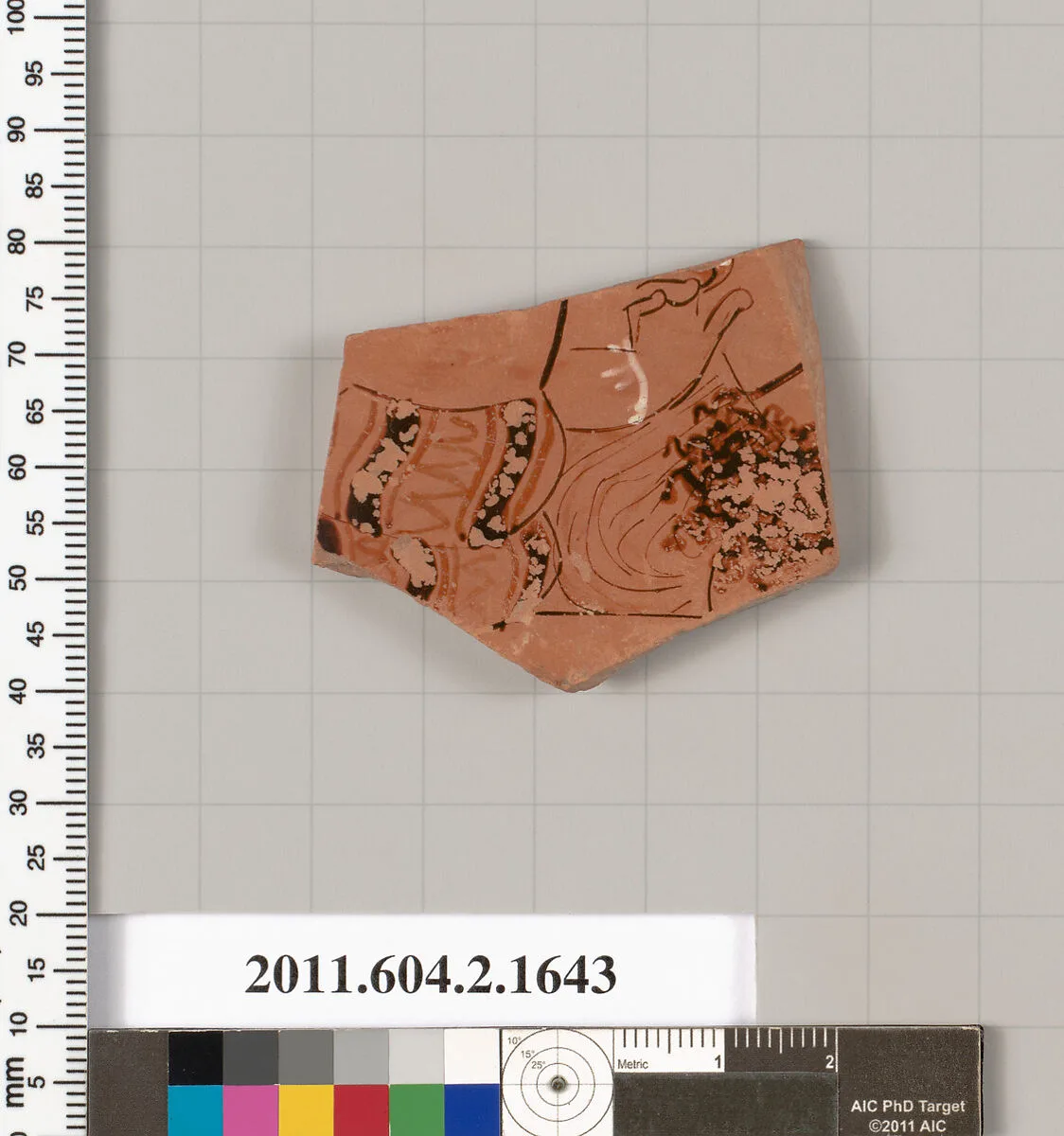 Terracotta fragment of a skyphos (deep drinking cup) — Unknown