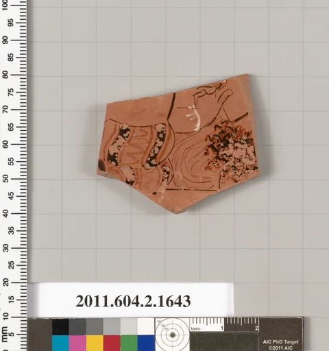 Terracotta fragment of a skyphos (deep drinking cup)
