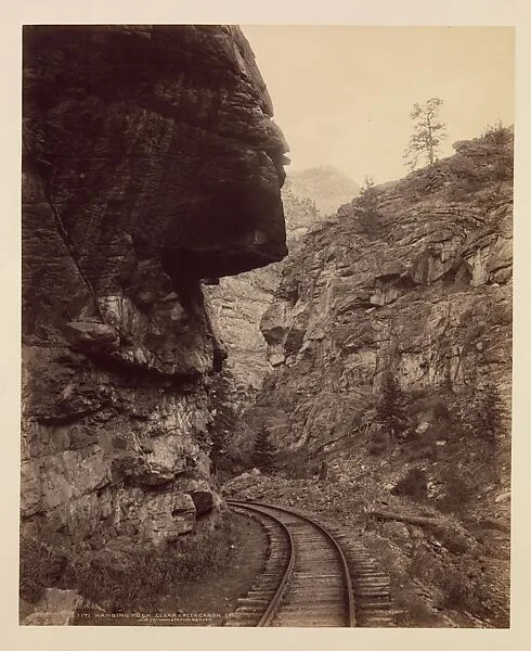 Hanging Rock, Clear Creek Canyon — William Henry Jackson