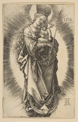 Virgin on the Crescent with Scepter and Starry Crown