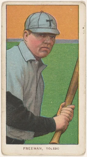 Freeman, Toledo, American Association, from the White Border series (T206) for the American Tobacco Company