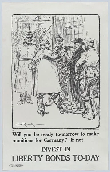 Invest in Liberty Bonds to-day — Louis Raemaekers|Brown Robertson Co.|Liberty Loan Committee