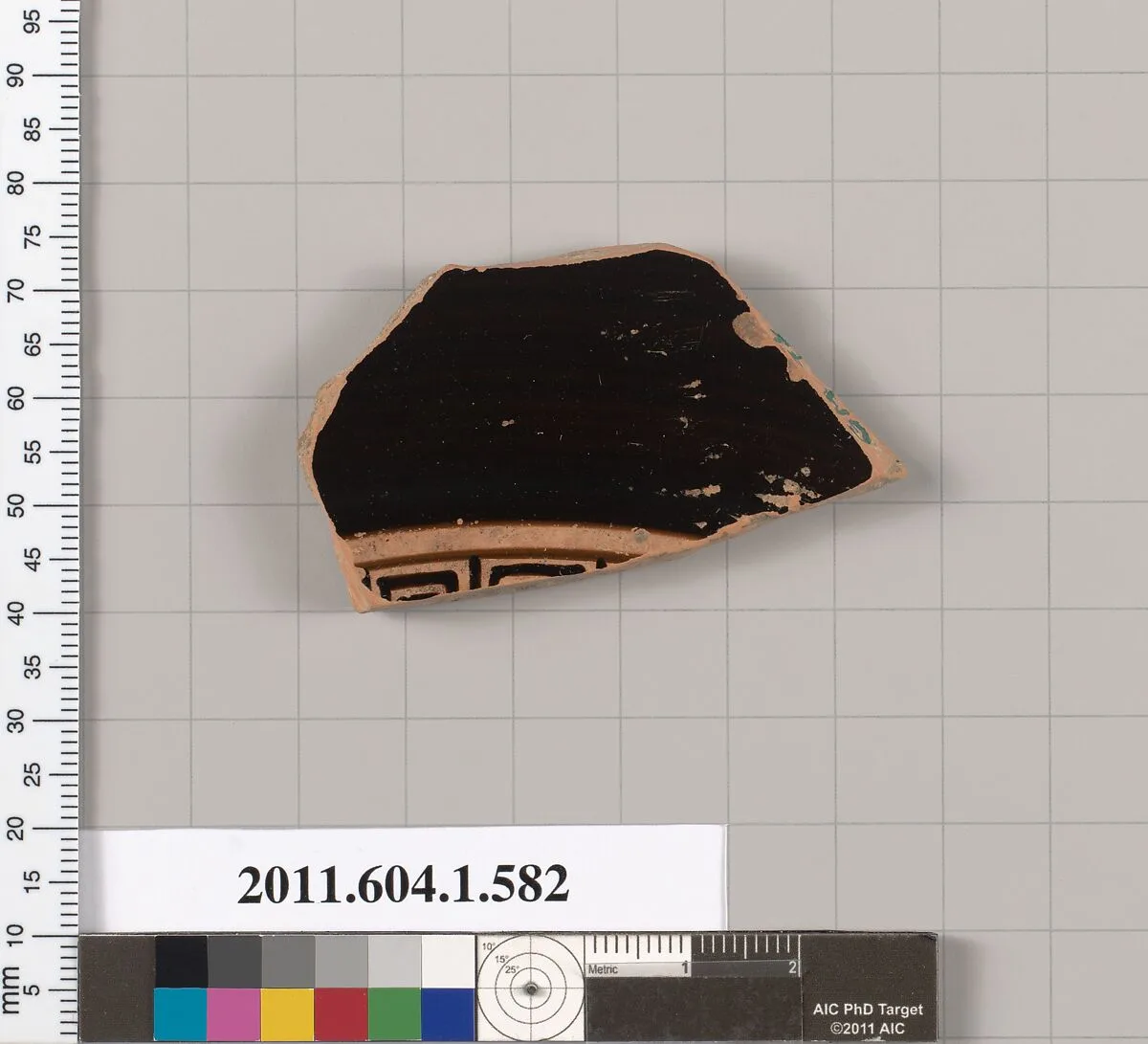 Terracotta fragment of a kylix (drinking cup) — Unknown