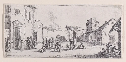 L'Hopital (The Hospital), from Les Petites Misères de la Guerre (The Little Miseries of War), plate 6