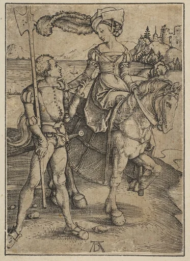 The Lady on Horseback and the Lansquenet