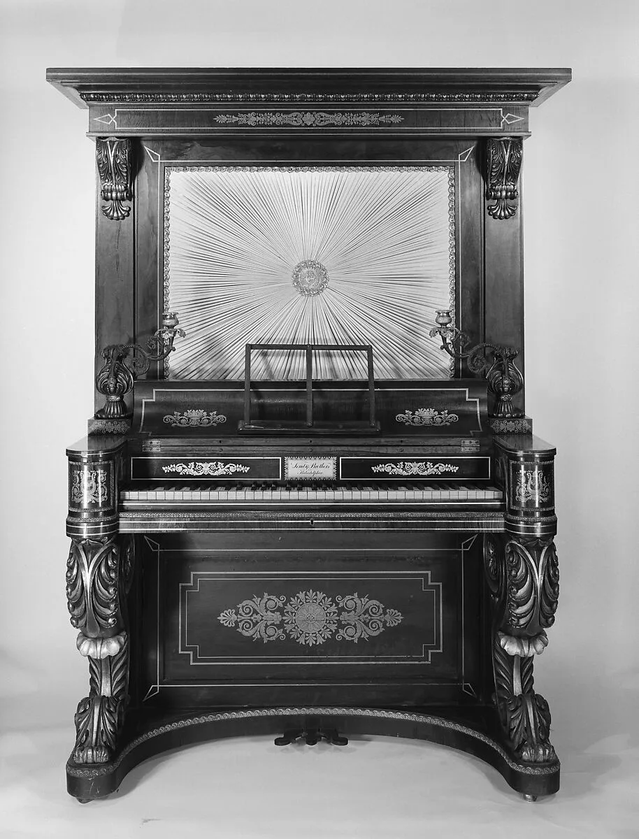Upright Piano — Loud & Brothers