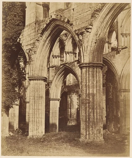 Rivaulx Abbey.  Looking Across the Choir