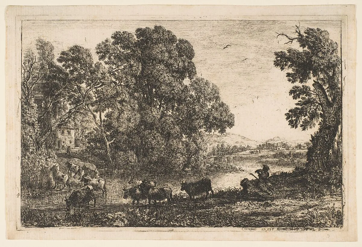 The Cowherd — Claude Lorrain (Claude Gellée)