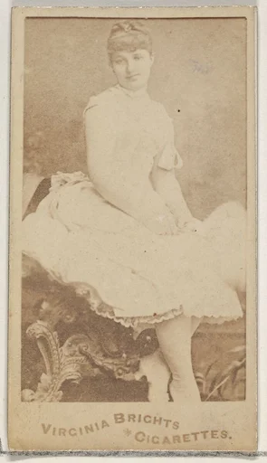 From the Actors and Actresses series (N45, Type 5) for Virginia Brights Cigarettes