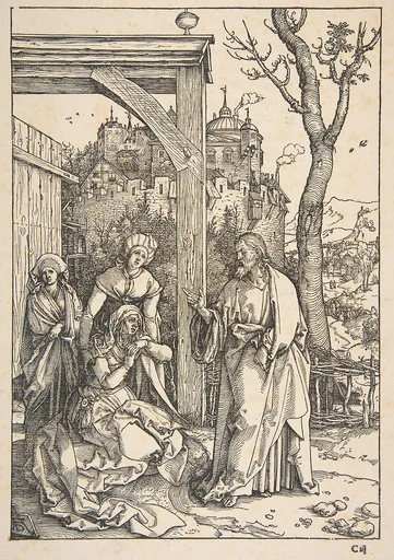 Christ Taking Leave of His Mother, from "The Life of the Virgin"