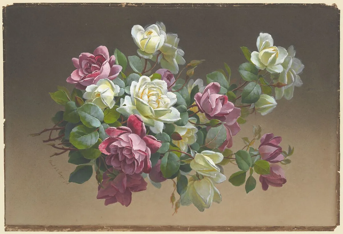 Flowers: Roses — Paul de Longpré