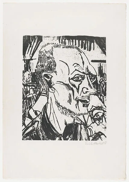 Insane Soldier — Erich Heckel
