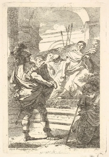 Fabius Maximus before the Senate at Carthage