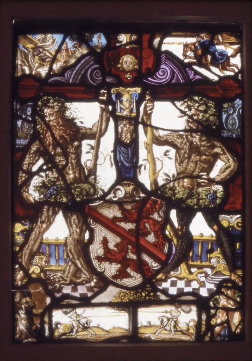Arms of the city of Winterthur with scenes from the Bible and Chivalry — Unknown