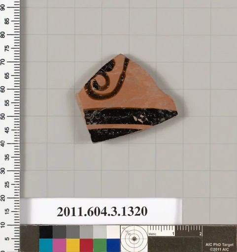 Terracotta fragment of a skyphos (deep drinking cup)