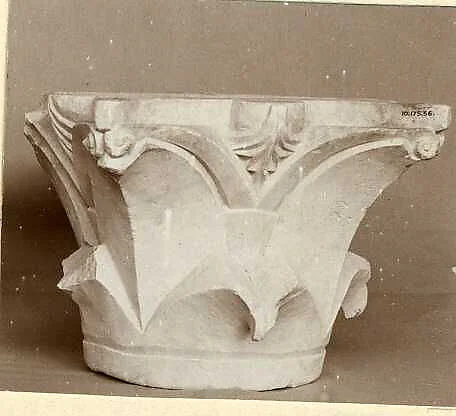 Capital with Acanthus and Palm Leaves
