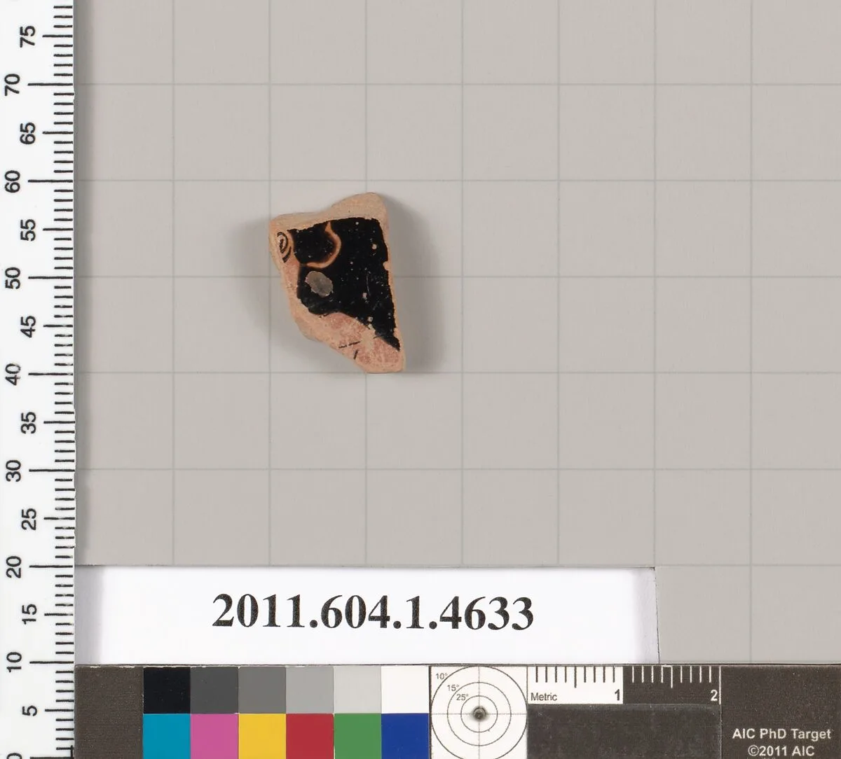 Terracotta fragment of a kylix (drinking cup) — Unknown