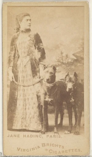 Jane Hading, Paris, from the Actors and Actresses series (N45, Type 1) for Virginia Brights Cigarettes