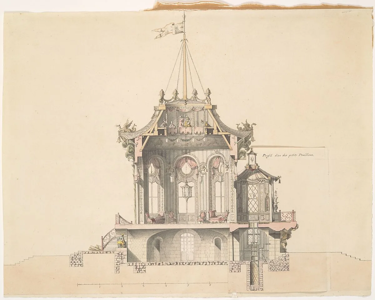 Project for a Chinese Pavillion — Michel Barthelemy Hazon