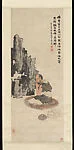 清/現代 趙叔孺 達摩面壁圖 軸|Bodhidharma Facing the Rock Wall
