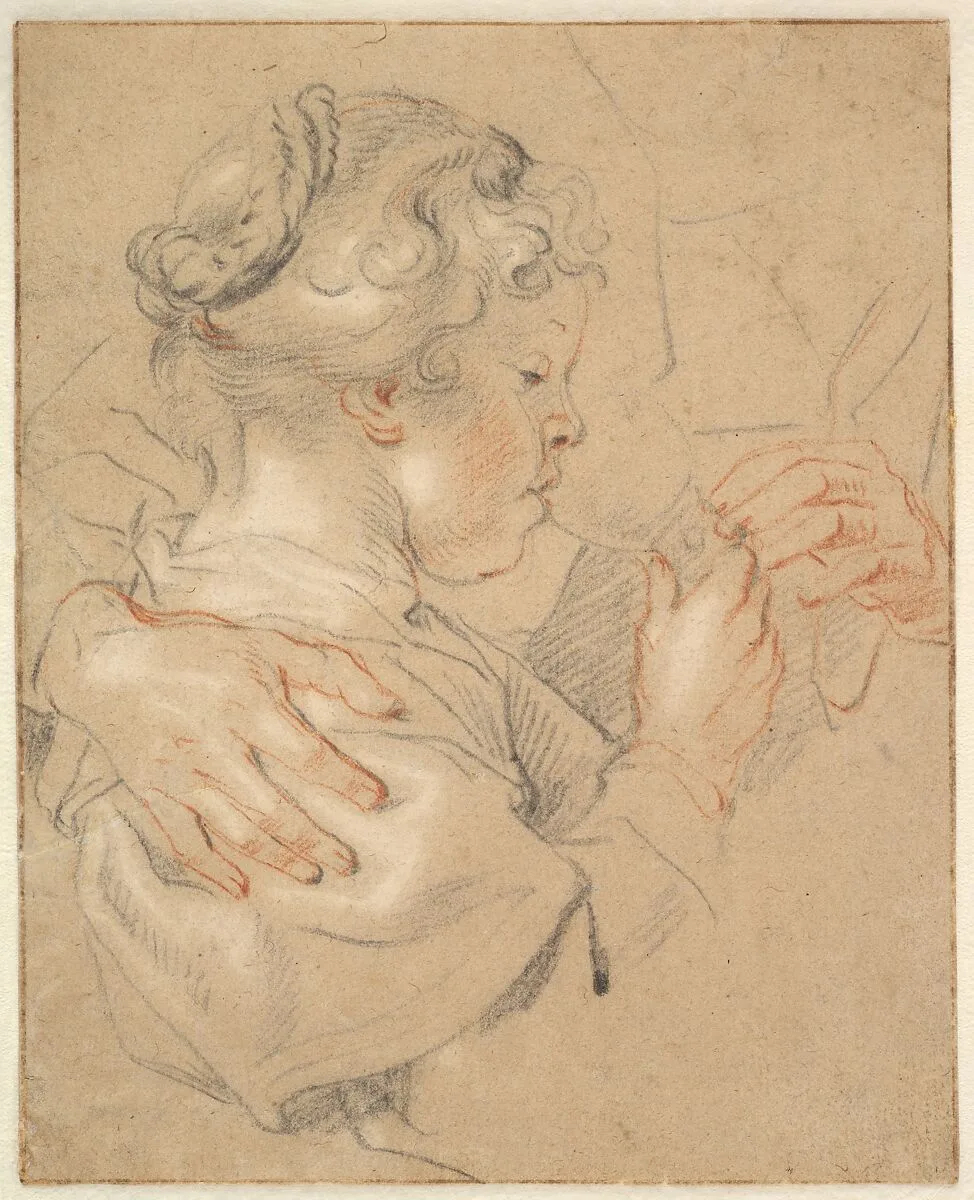 Study of a Young Girl Drinking from a Glass — Jacob Jordaens