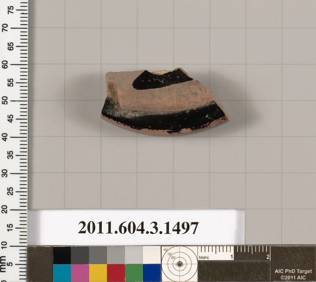 Terracotta fragment of a skyphos (deep drinking cup) — Unknown