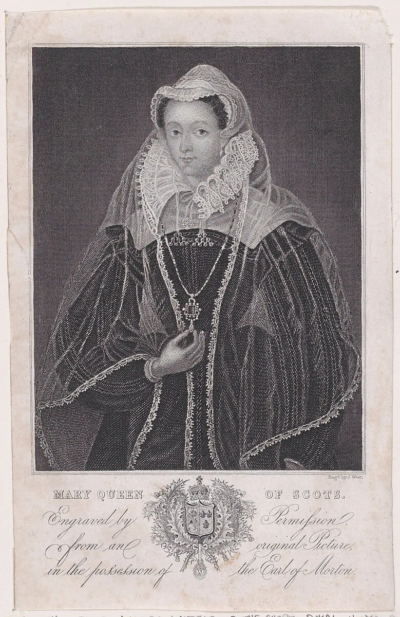 Mary, Queen of Scots (from "A Souvenir of the Abbey and Palace of Holyrood") — Mary, Queen of Scots|Duncan Anderson|T. H. Flounders|John West