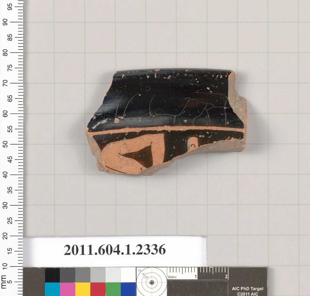 Terracotta rim fragment of a kylix (drinking cup) — Unknown
