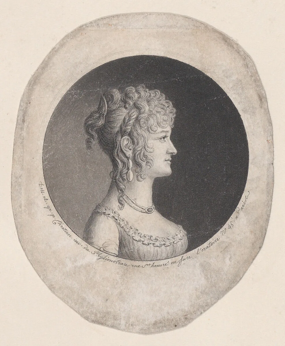 Portrait of a woman to right — Gilles Louis Chrétien|Jean Fouquet