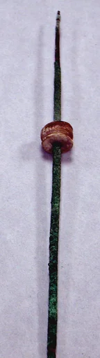 Shell Spindle and Copper Spindle Whorl