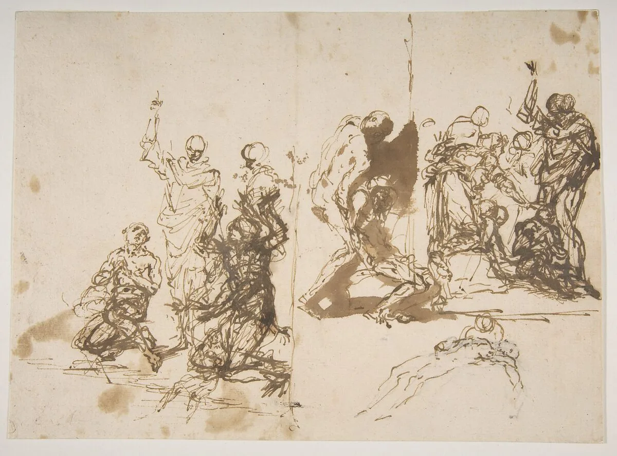 The Raising of Lazarus — Salvator Rosa