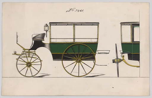 Design for Omnibus or Wagonette, no. 3461