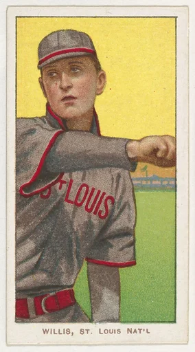 Willis, St. Louis, National League, from the White Border series (T206) for the American Tobacco Company
