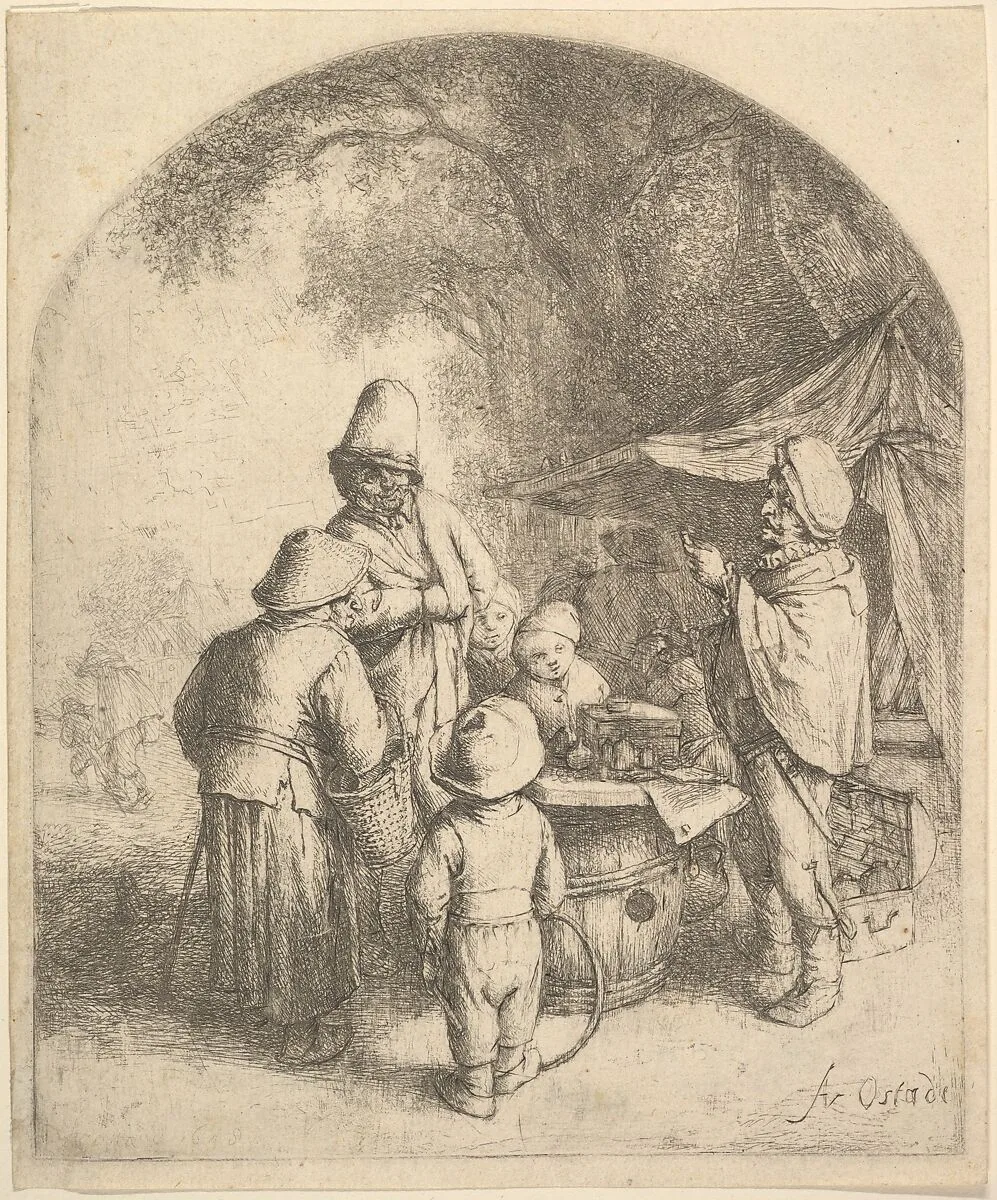 The Quack — Adriaen van Ostade