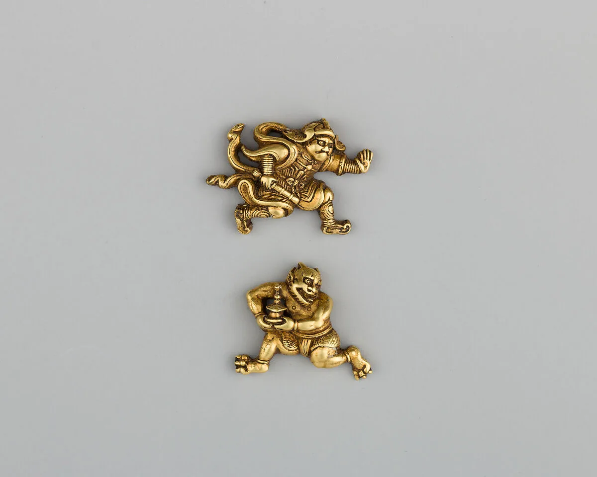 Pair of Sword-Grip Ornaments (Menuki) — Unknown