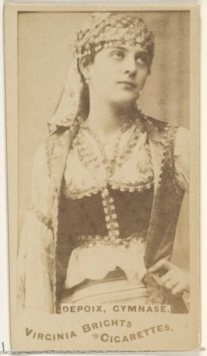 Depoix, Gymnage, from the Actors and Actresses series (N45, Type 1) for Virginia Brights Cigarettes