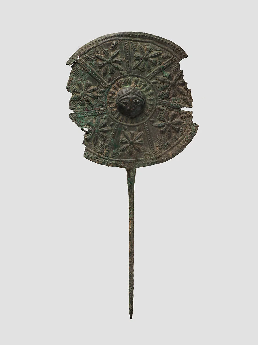 Disc-headed pin — Unknown