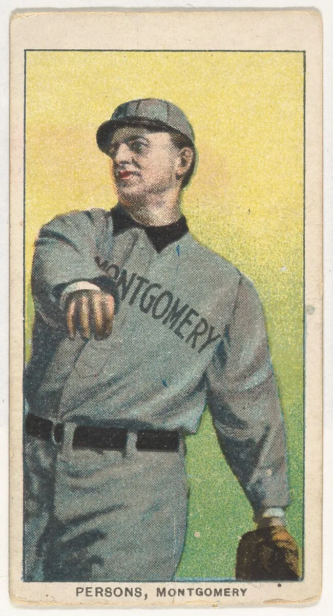 Persons, Montgomery, Southern League, from the White Border series (T206) for the American Tobacco Company — American Tobacco Company